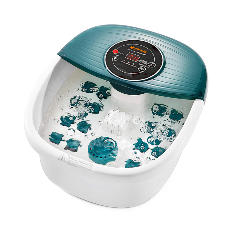 MM-19A Foot Spa Bad Massager med Varmebobler og Vibrationsmassage