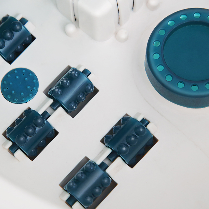 MM-19A Foot Spa Bad Massager med Varmebobler og Vibrationsmassage