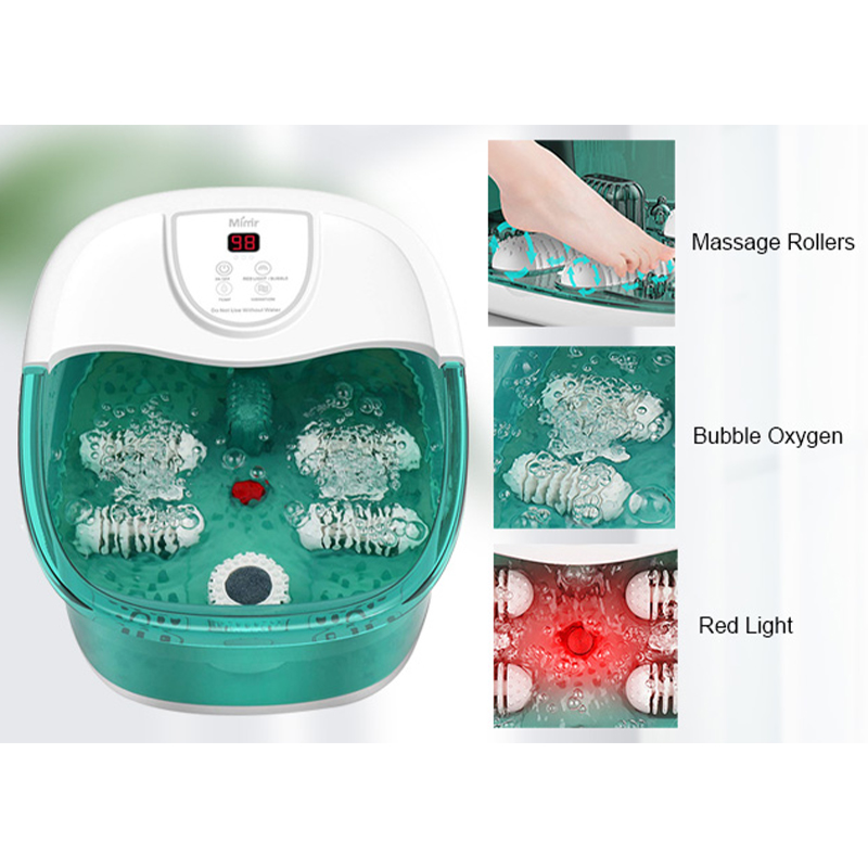 MM-20A-3 fodmassageapparat til spabad med varme og fire store massageruller