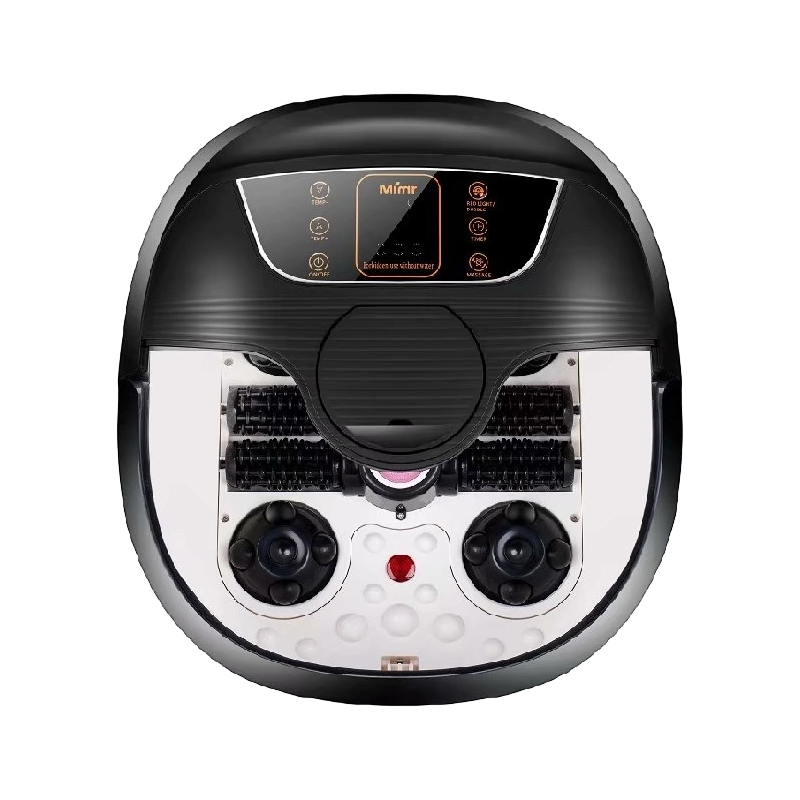 MM-18C Automatisk Fod Spa Bad Massager med 8 stk massage ruller og pimpsten