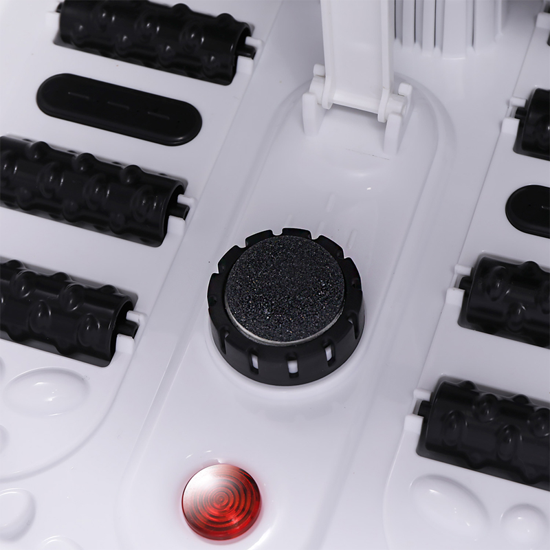 MZD-22B-2 500W sammenklappelig fodspamaskine med 8 stk massageruller til fodafslappende massage