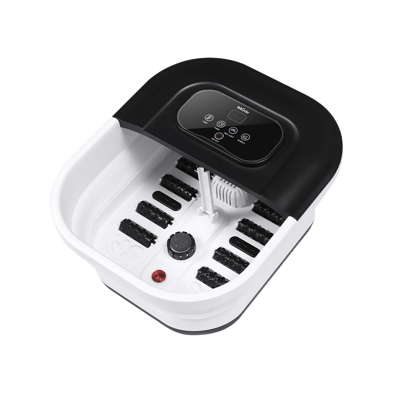 MZD-22B-2 500W sammenklappelig fodspamaskine med 8 stk massageruller til fodafslappende massage