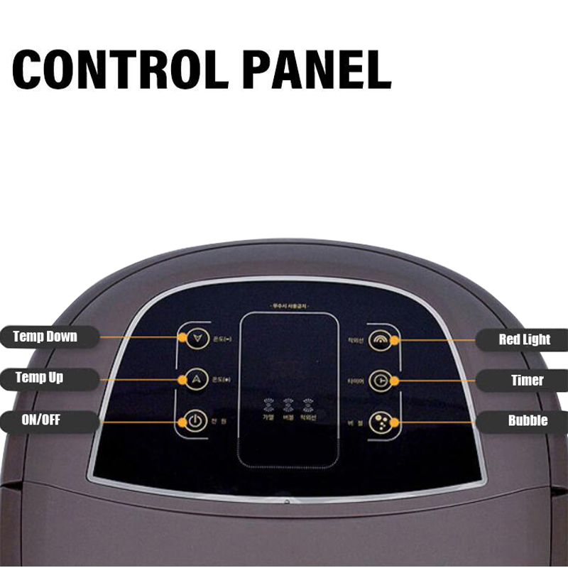 JD-618 Automatisk Fod Spa Bad Massager maskine med roterende massage ruller